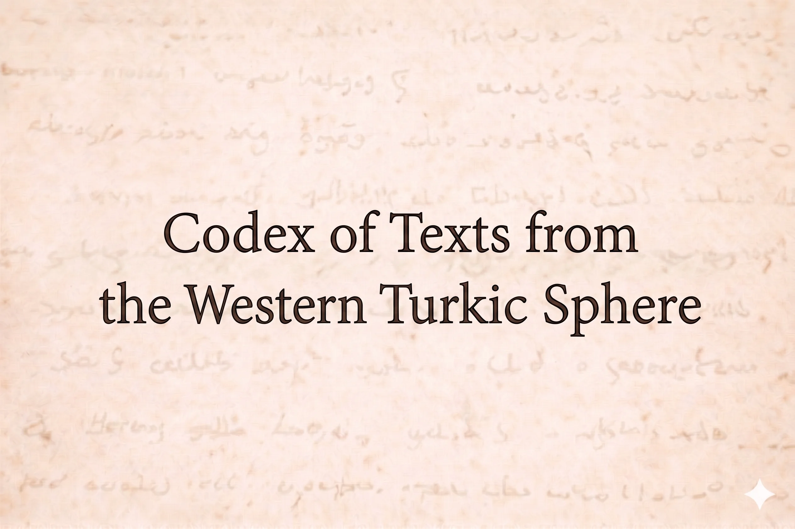 CWTS v1 — Codex of Texts from the Western Turkic Sphere