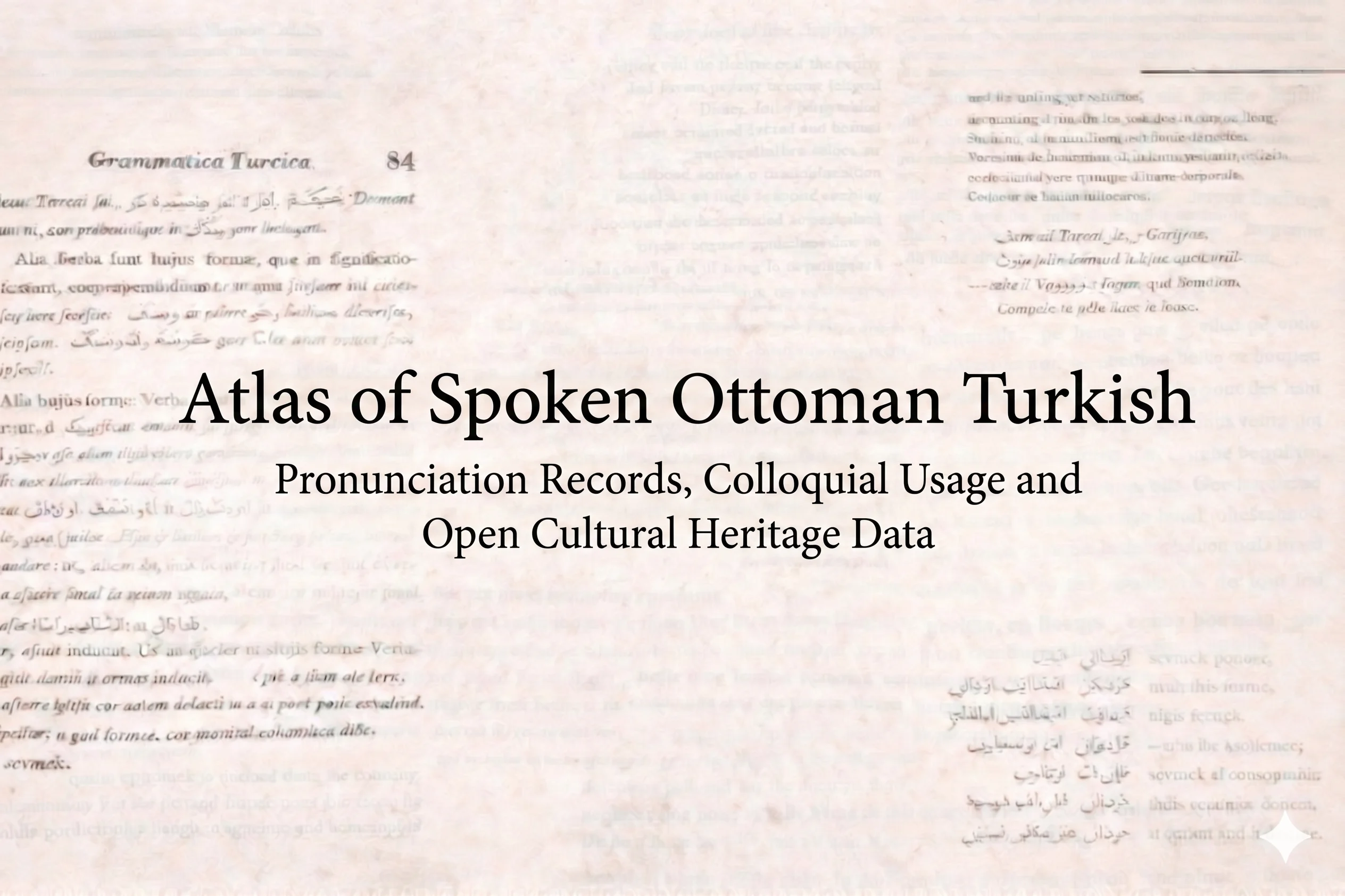 ASOT v1: Atlas of Spoken Ottoman Turkish